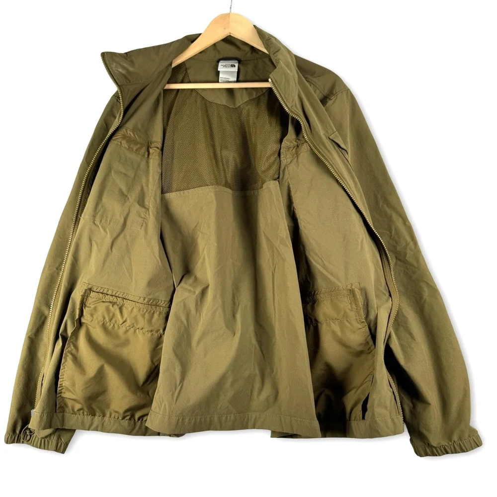 The North Face Mens Sightseer Military Jacket Olive Sz L Large